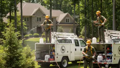 Professional tree care team installs deer deterrent services in Allentown, PA