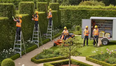Allentown, PA tree service crew providing professional landscaping and arbor care for local properties