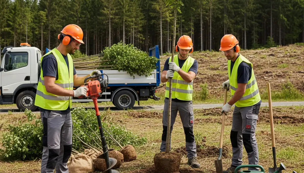 Tree planting service in Allentown, PA by local arborists for residential and commercial properties