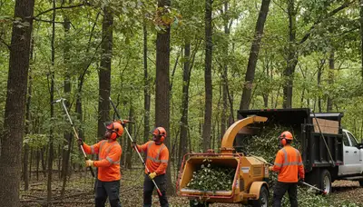 Allentown, PA woodlot management by Arbor Tree Care improving wooded land safety and health